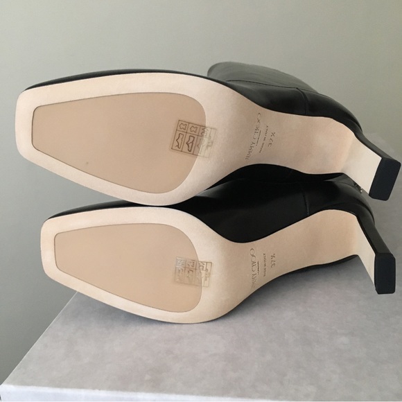 Jimmy Choo MAHESA 85 Square Heel Knee Hight Black Calf Leather Women’s B… - Picture 14 of 15